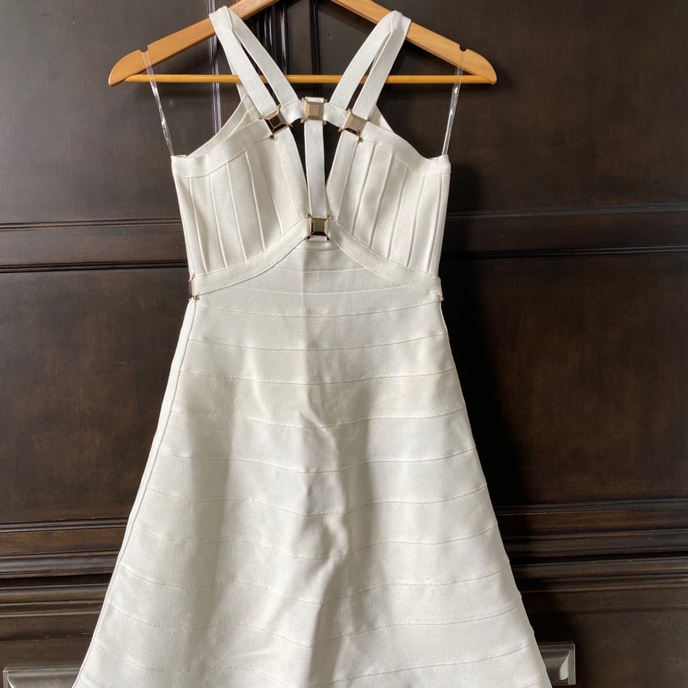 Herve inspired a-line bandage dress.